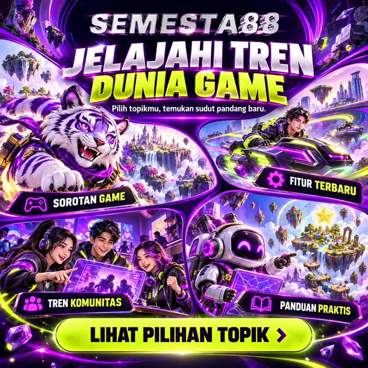 Banner sorotan Ikuti Kabar Game Online dengan Arah yang Lebih Jelas — SEMESTA88